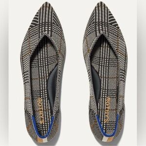 Rothy’s Point II Grey Plaid BN